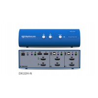 קופסת מיתוג High Sec Labs DK22H-N 2-Port 4K HDMI Video DH Dual Head KVM switch CPN11412