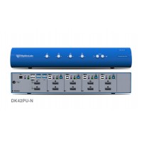 קופסת מיתוג High Sec Labs DK42PU-N 4-Port DP Video Dual Head KVM switch CPN11426