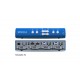 קופסת מיתוג High Sec Labs SX22D-N 2-Port x 2 DVI-I Video KVM Mini-Matrix switch CPN11416