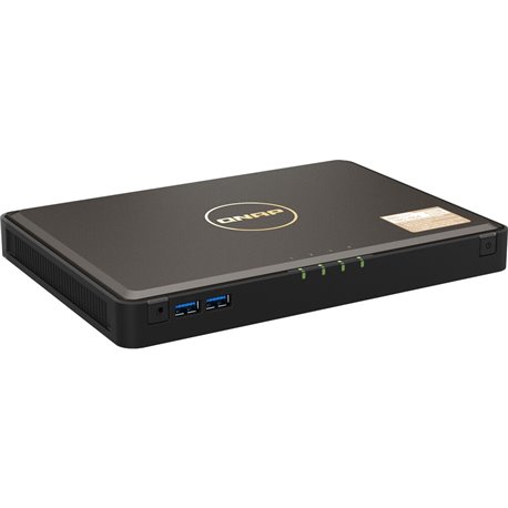 כונן QNAP NVMe SSD NASbook TBS-464-8G - 4 SSD Drive Bays TBS-464-8G