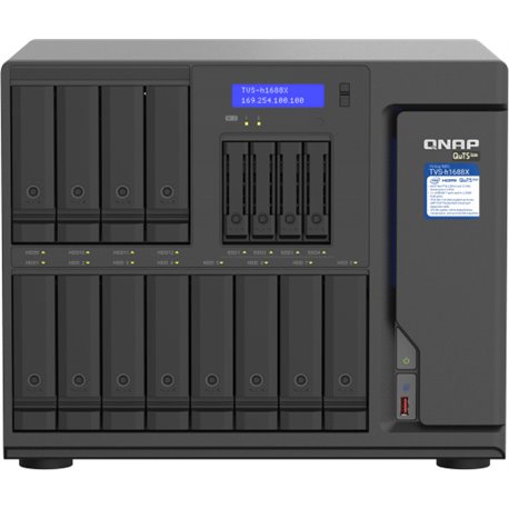 כונן QNAP Enterprise NAS 24 HDD Drive Bays TVS-h1688X-W1250-32G